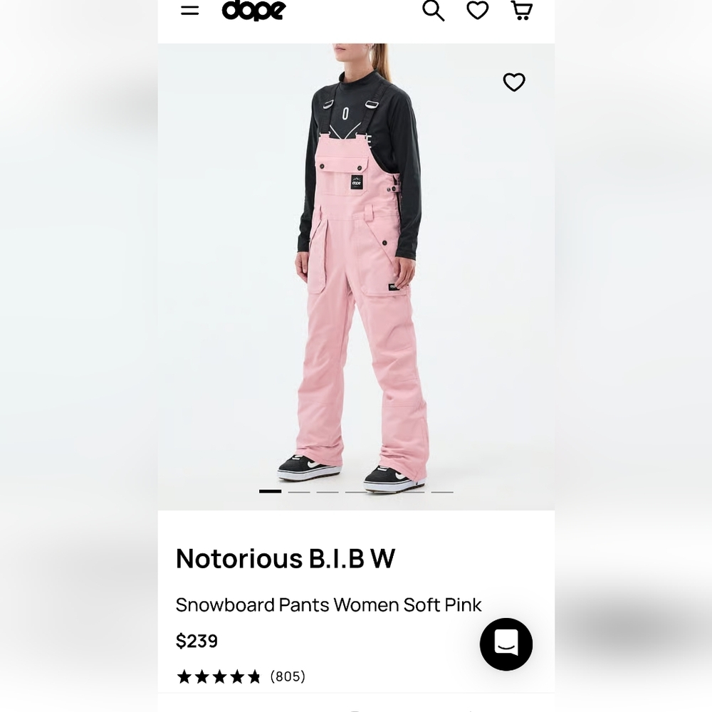 DOPE Notorious Bibs Xs